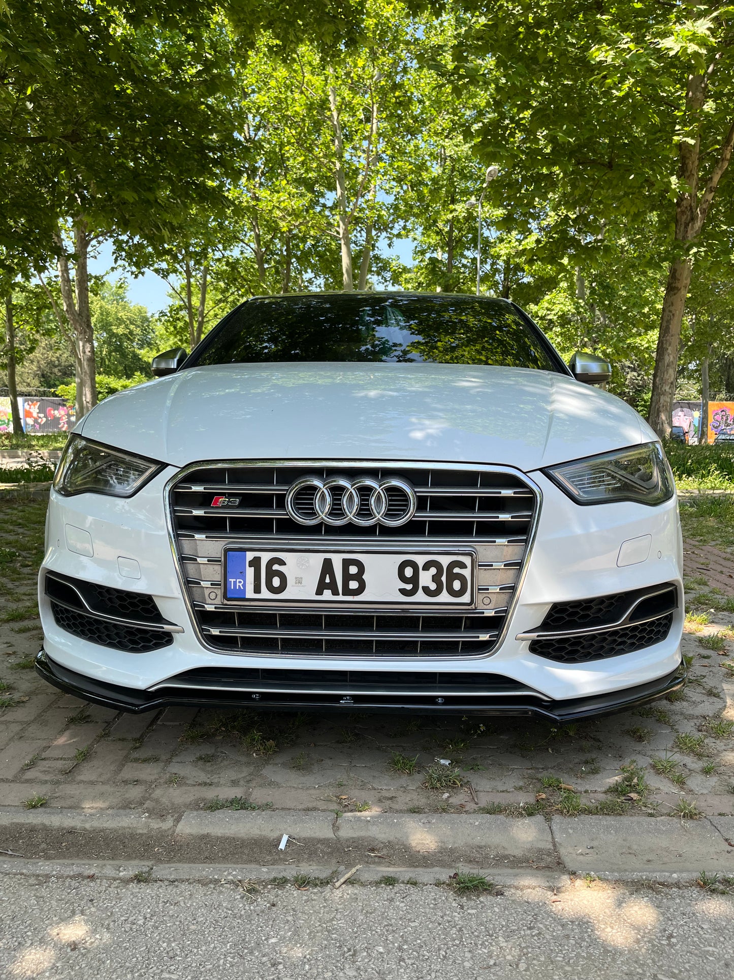 Front Splitter AUDI S3 8V (Sedan / Cabrio) 2013-2016 Without ABE TÜV 