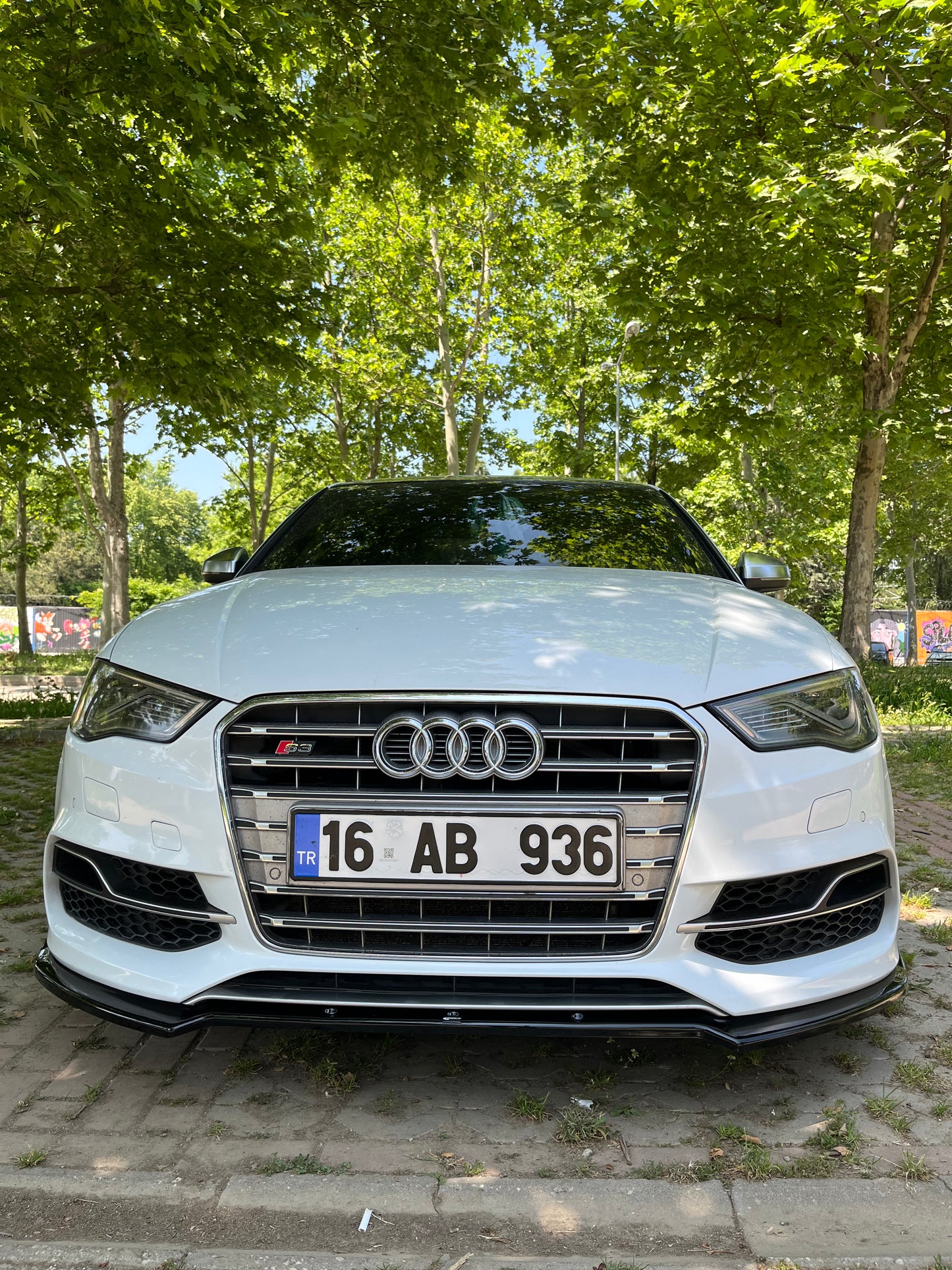 Front Splitter AUDI S3 8V (Sedan / Cabrio) 2013-2016 Without ABE TÜV 