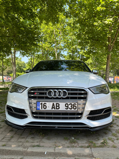 Front Splitter AUDI S3 8V (Sedan / Cabrio) 2013-2016 Without ABE TÜV 