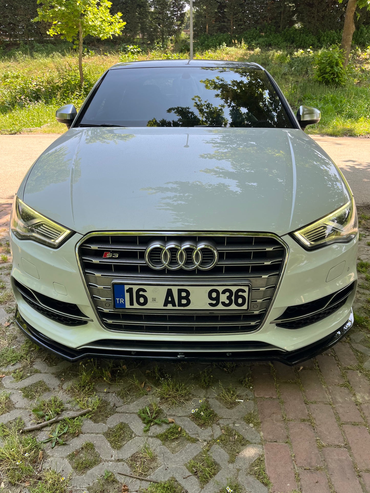 Front Splitter AUDI S3 8V (Sedan / Cabrio) 2013-2016 Without ABE TÜV 