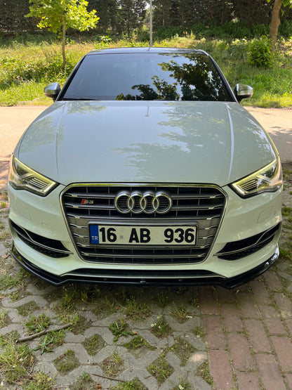 Front Splitter AUDI S3 8V (Sedan / Cabrio) 2013-2016 Without ABE TÜV 