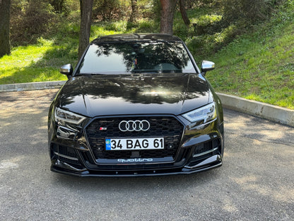 Front Splitter AUDI A3 S-Line / S3 8V 2016-2020 With ABE TÜV 