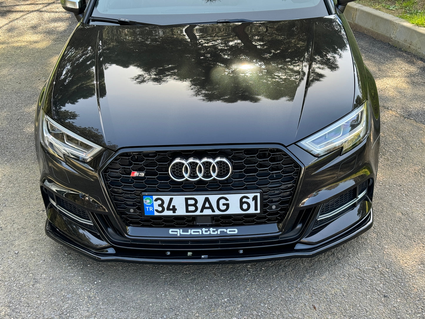 ⭐SPLITTER ADATTO PER AUDI RS3 8V Facelift 2017+  Versione 2⭐