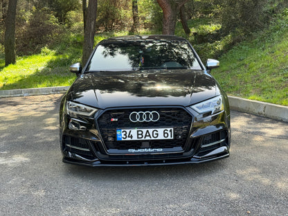 ⭐SPLITTER ADATTO PER AUDI RS3 8V Facelift 2017+  Versione 2⭐