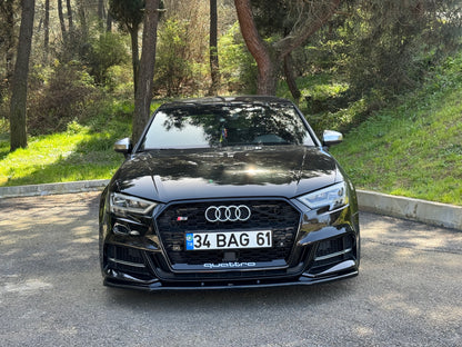 Front Splitter AUDI A3 S-Line / S3 8V 2016-2020 With ABE TÜV 