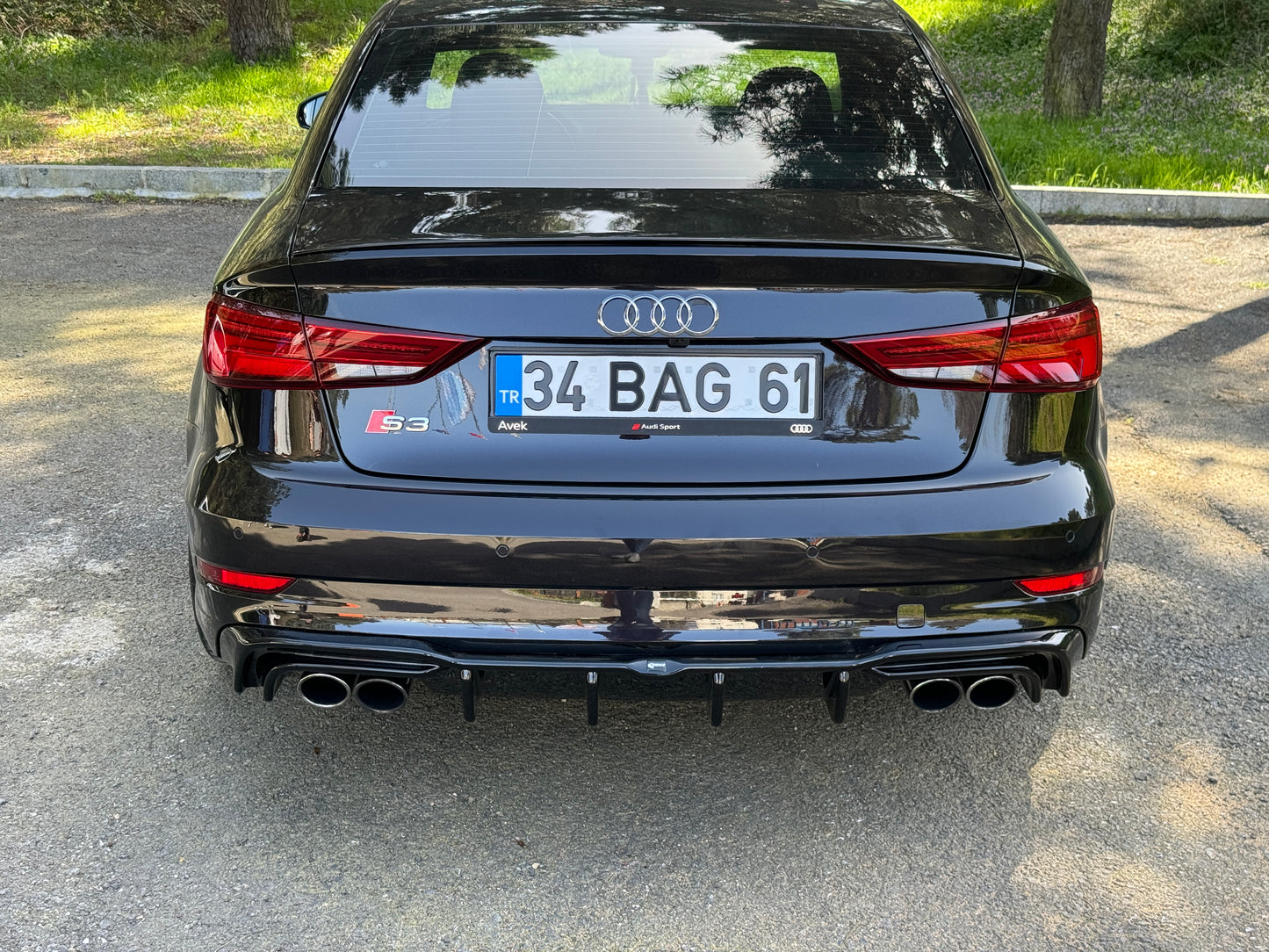 ✨DIFFUSORE ADATTO PER ✨AUDI S3 Sedan 8V Facelift 2016-2020 ✨