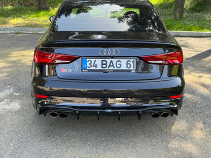 ✨DIFFUSORE ADATTO PER ✨AUDI S3 Sedan 8V Facelift 2016-2020 ✨