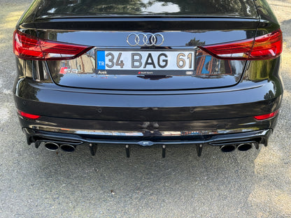 ✨DIFFUSORE ADATTO PER ✨AUDI S3 Sedan 8V Facelift 2016-2020 ✨