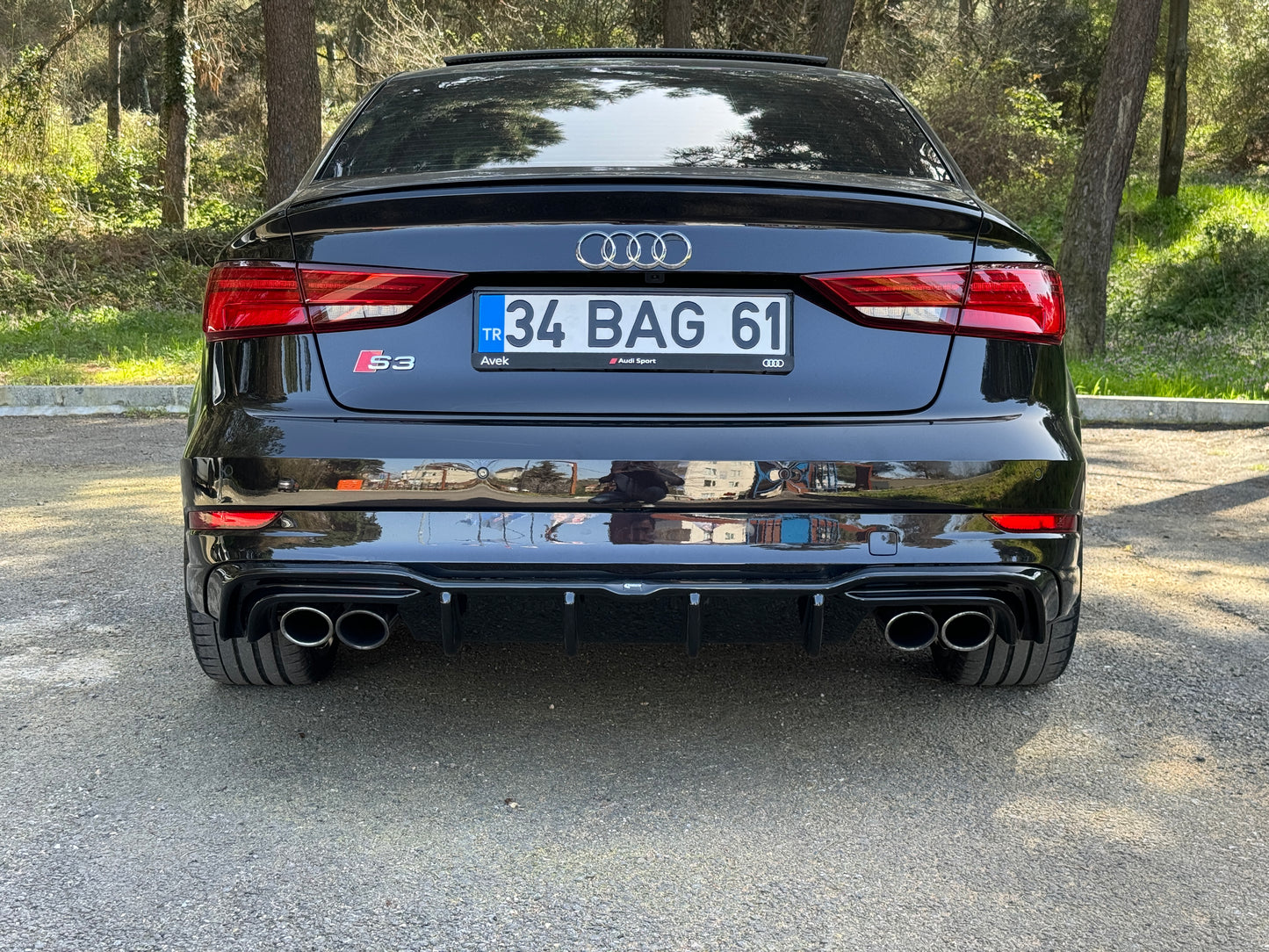 ✨DIFFUSORE ADATTO PER ✨AUDI S3 Sedan 8V Facelift 2016-2020 ✨