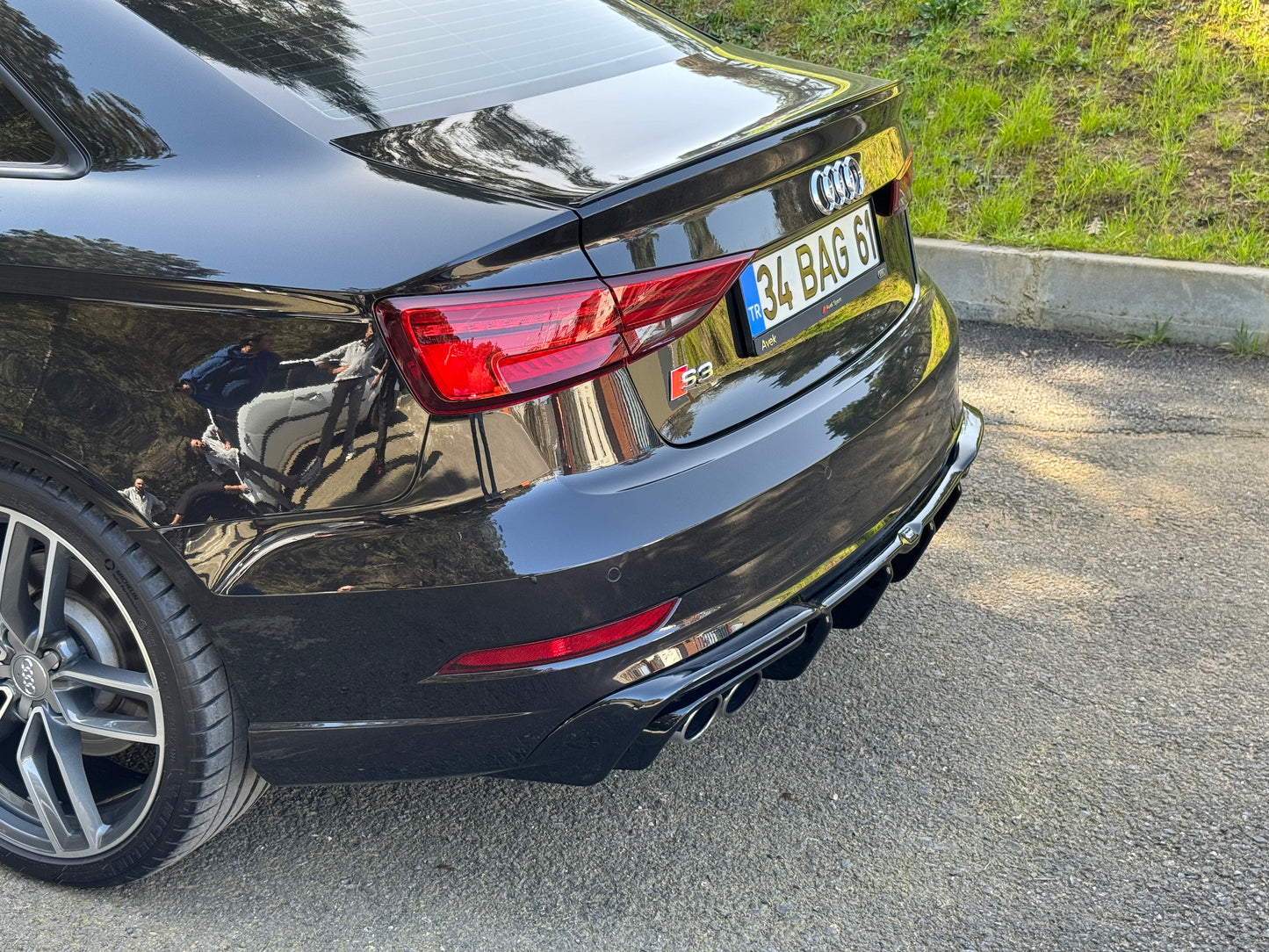 ✨DIFFUSORE ADATTO PER ✨AUDI S3 Sedan 8V Facelift 2016-2020 ✨