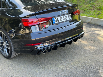 ✨DIFFUSORE ADATTO PER ✨AUDI S3 Sedan 8V Facelift 2016-2020 ✨