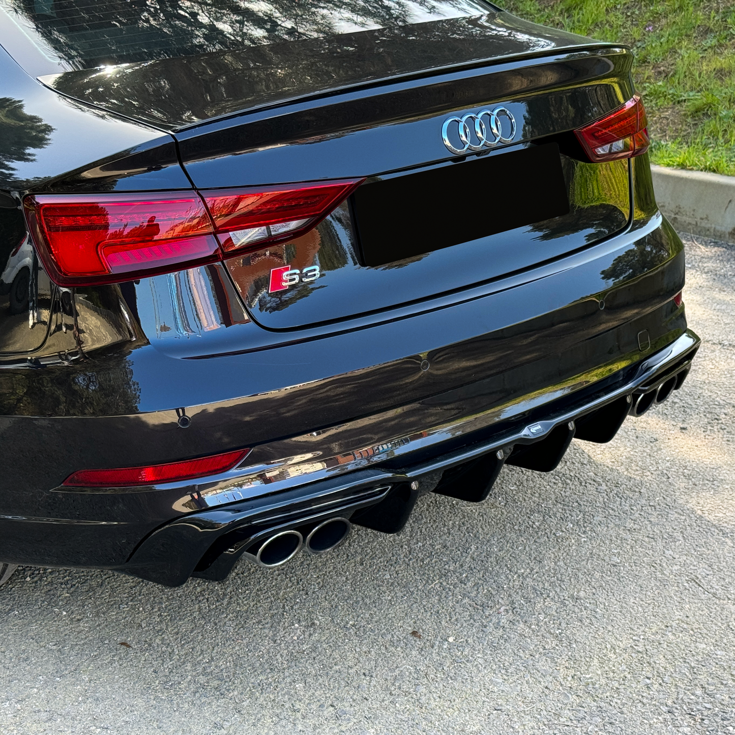 ✨DIFFUSORE ADATTO PER ✨AUDI S3 Sedan 8V Facelift 2016-2020 ✨