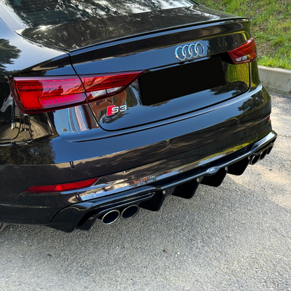 ✨DIFFUSORE ADATTO PER ✨AUDI S3 Sedan 8V Facelift 2016-2020 ✨