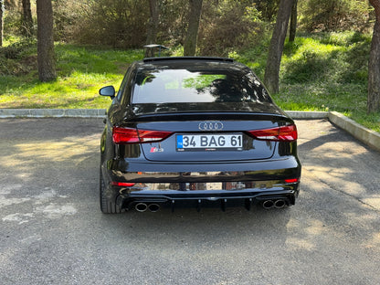 ✨DIFFUSORE ADATTO PER ✨AUDI S3 Sedan 8V Facelift 2016-2020 ✨