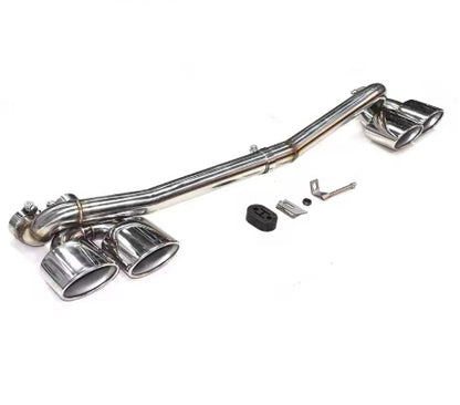 Tubo di scarico in acciaio inossidabile per Mercedes-Benz W204 C180 C200 C260 aggiornamento C63 sistema di scarico del silenziatore del tubo di scarico a quattro uscite