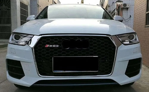 ART. 0524 GRIGLIA AUDI Q3 8U 2016-2019 LOOK RSQ3 BORDO CROMATO