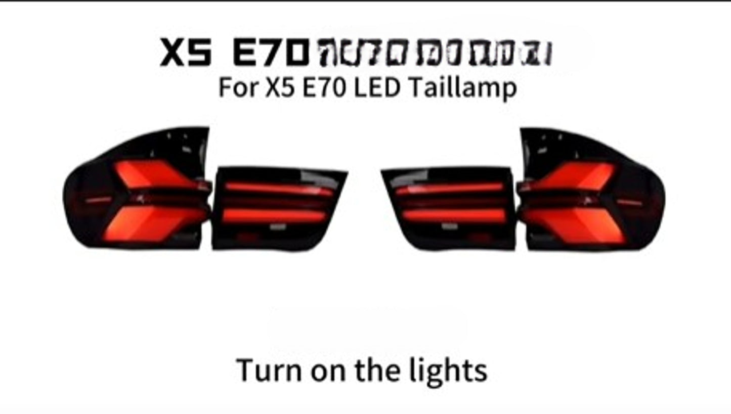 💎HEADLIGHTS SUITABLE FOR BMW X5 E70 2007-2013 BLACK💎