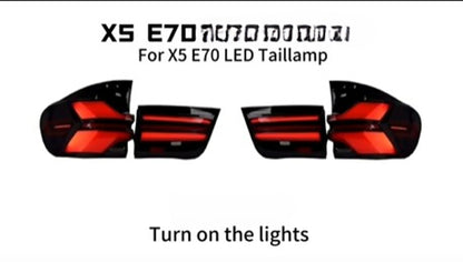 💎HEADLIGHTS SUITABLE FOR BMW X5 E70 2007-2013 BLACK💎