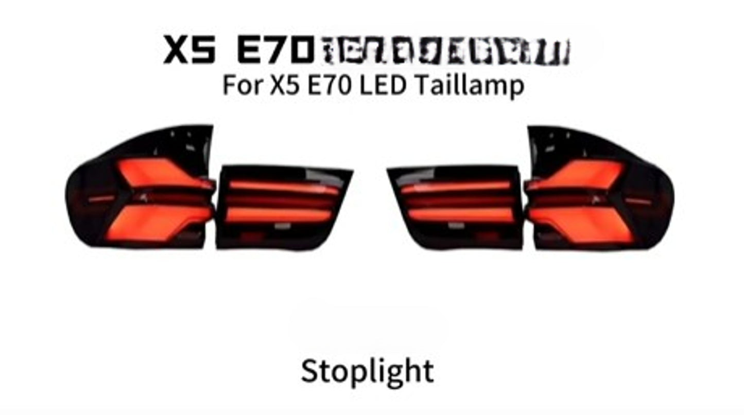 💎HEADLIGHTS SUITABLE FOR BMW X5 E70 2007-2013 BLACK💎