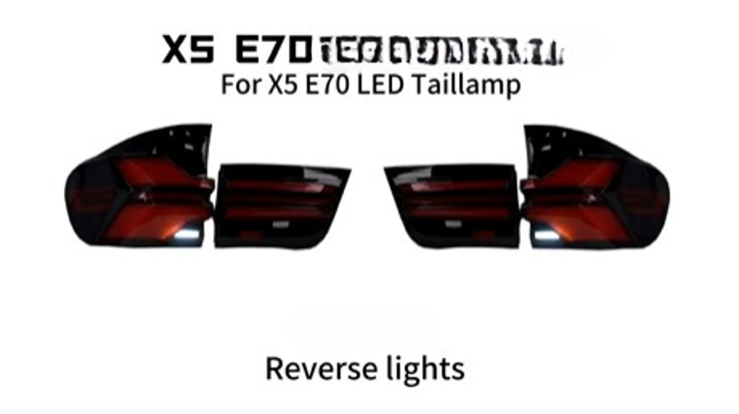 💎HEADLIGHTS SUITABLE FOR BMW X5 E70 2007-2013 BLACK💎