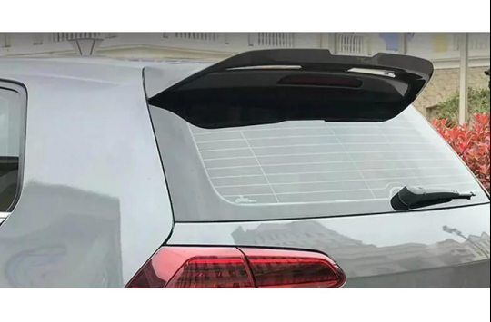 💕 REAR SPOILER SUITABLE FOR VW GOLF 7 / 7.5 R-LINE GLOSSY BLACK 💕