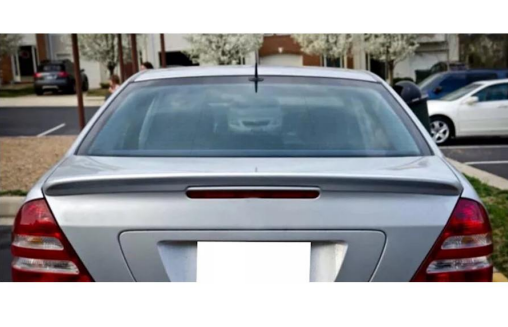 💕 REAR SPOILER SUITABLE FOR MERCEDES C-CLASS W203 GLOSSY BLACK 💕