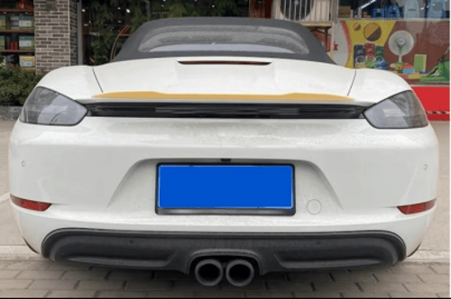💕 REAR SPOILER SUITABLE FOR PORSCHE 718 BOXTER MATT BLACK💕
