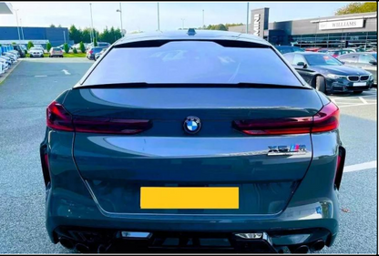 💕 REAR SPOILER SUITABLE FOR BMW X6 G06 GLOSSY BLACK 💕