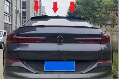 💕 SPOILER POSTERIORE ADATTO PER BMW X6 G06 NERO 💕