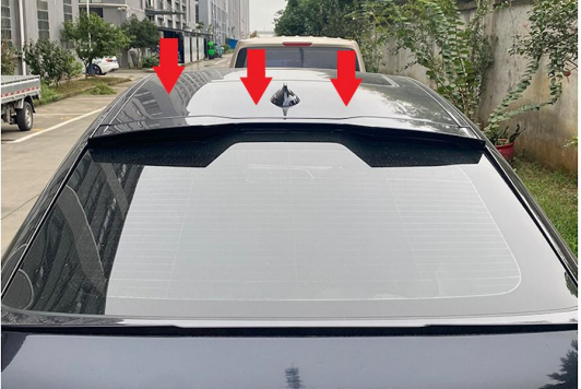 💕 SPOILER POSTERIORE ADATTO PER BMW X6 G06 NERO 💕