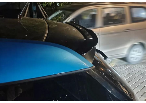 💕 REAR SPOILER SUITABLE FOR BMW I3 I01 BLACK 💕