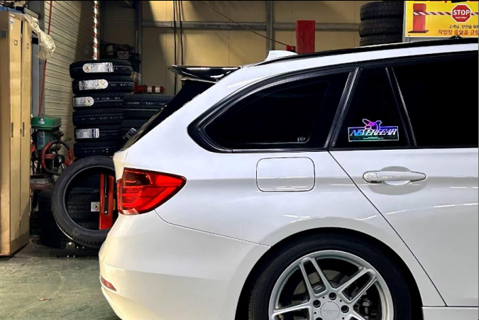 💕 REAR SPOILER SUITABLE FOR BMW 3 F31 BLACK 💕