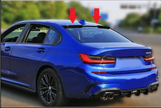 💕 SPOILER POSTERIORE ADATTO PER BMW 3 G20 NERO LUCIDO 💕