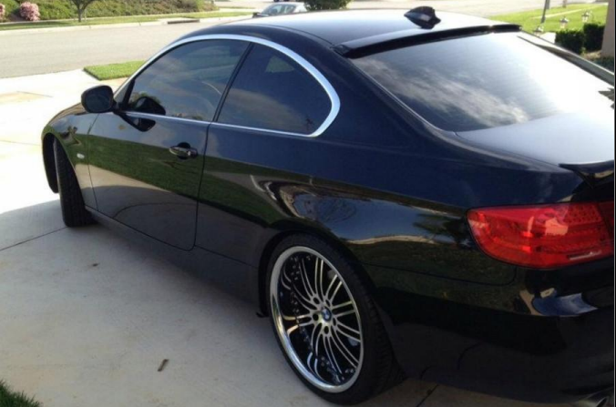 💕 SPOILER POSTERIORE ADATTO PER BMW 3 E92 NERO 💕