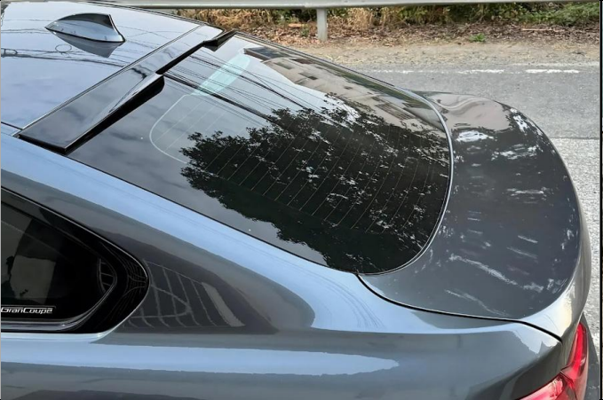 💕 REAR SPOILER SUITABLE FOR BMW 4 F36 BLACK 💕