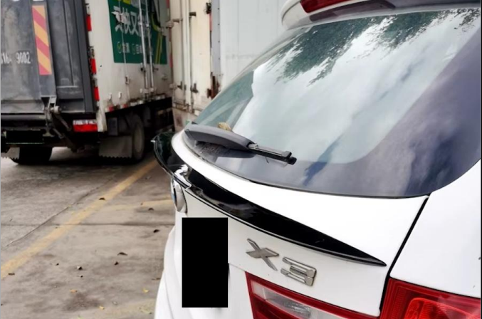 💕 REAR SPOILER SUITABLE FOR BMW X3 F25 GLOSSY BLACK 💕