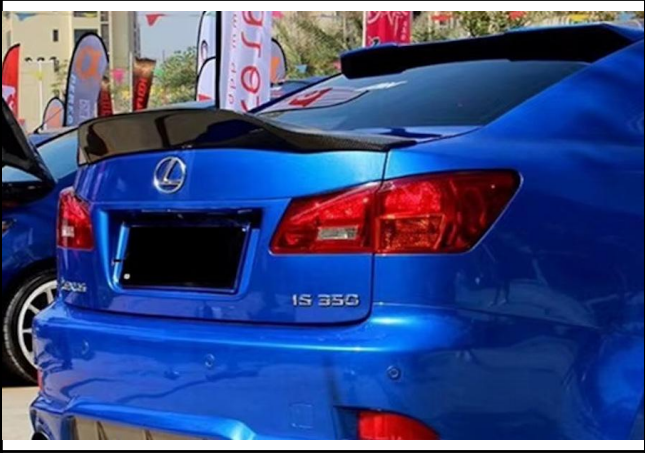 💕 REAR SPOILER SUITABLE FOR LEXUS IS II GLOSSY BLACK 💕