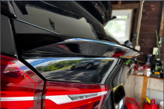 💕 SPOILER POSTERIORE ADATTO PER BMW X1 F48 F49 NERO LUCIDO 💕