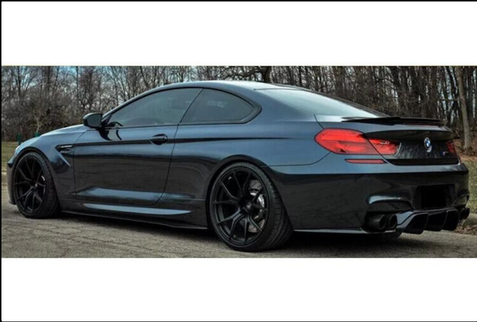 💕 REAR SPOILER SUITABLE FOR BMW 6 F06 BLACK 💕