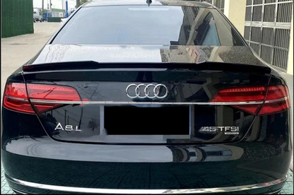 💕 REAR SPOILER SUITABLE FOR AUDI A8 D4 GLOSSY BLACK 💕
