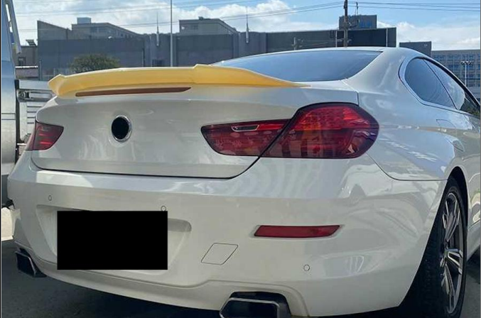 💕 SPOILER POSTERIORE ADATTO PER BMW 6 F13 COUPE NERO LUCIDO 💕