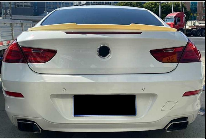 💕 REAR SPOILER SUITABLE FOR BMW 6 F13 COUPE GLOSS BLACK 💕