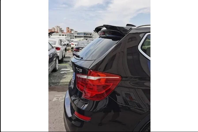 💕 SPOILER POSTERIORE ADATTO PER BMW X3 F25 NERO LUCIDO 💕