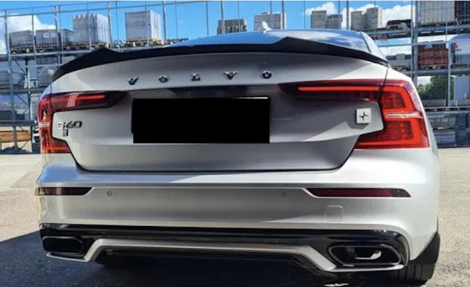 💕 SPOILER POSTERIORE ADATTO PER VOLVO S60 2019+ NERO 💕