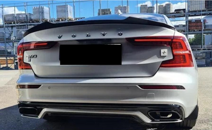 💕 REAR SPOILER SUITABLE FOR VOLVO S60 2019+ GLOSSY BLACK 💕