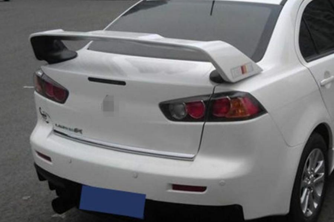 💕 SPOILER POSTERIORE ADATTO PER MITSUBISHI i LANCER MK8 SEDAN NERO 💕