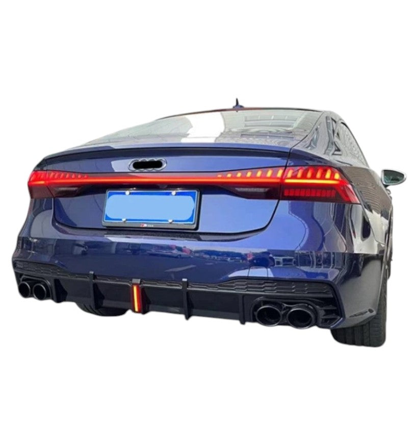 💫ART.3264 Diffusore Audi A7 C8 2019-2024 Look S7 per S-Line💫