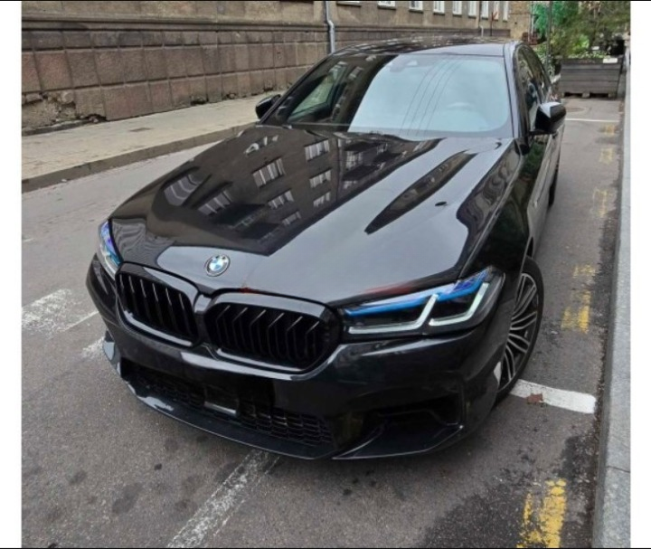 💫ART.3312 Paraurti + Fari Anteriori BMW G30 / G31 2017-2019 Look LCI M-Tech💫