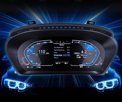 💫ART.3392 Pannello cruscotto LCD automatico BMW Serie 3/4 F30 31 32 33 36 ++💫