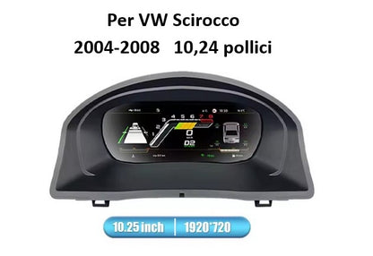 💫ART.3424 Cockpit virtuale digitale LCD per VW Scirocco 2004-2016💫